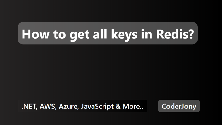How to get all keys in Redis?