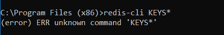 Redis command to get all keys