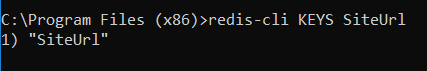 Redis command to get key by name