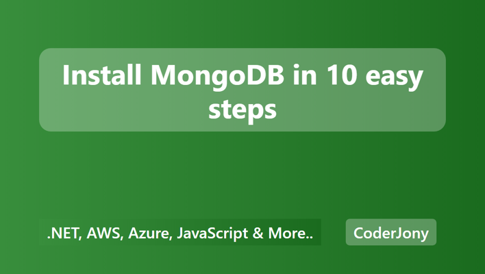 Install MongoDB in 10 easy steps