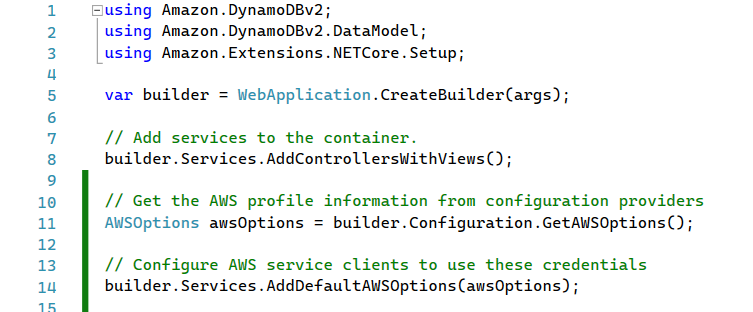 Performing CRUD operations with DynamoDB using ASP.NET Core